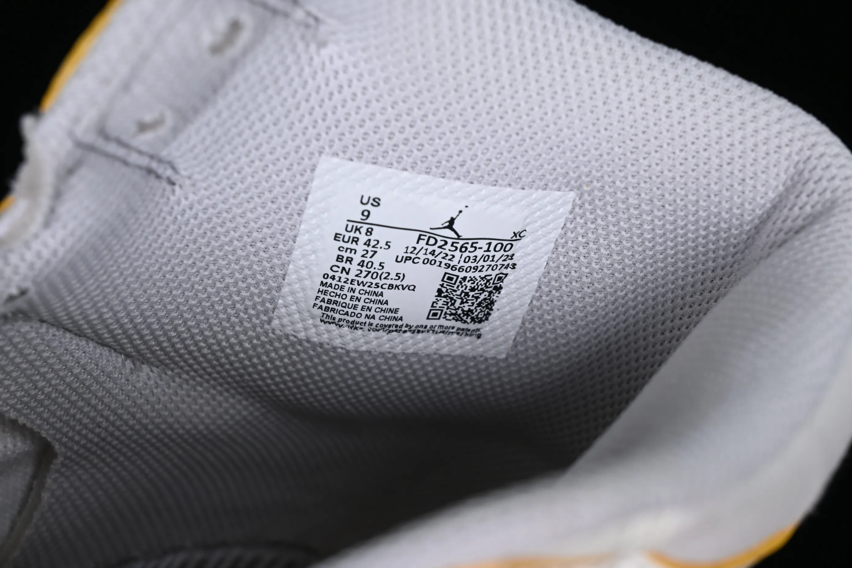 All categories Air Jordan Jordan series basketball shoes Air Jordan 1 High LW version Union x Air Jordan 1 High OG "Woven" AJ1 Joe 1 joint model woven high-top basketball shoes FD2565-100